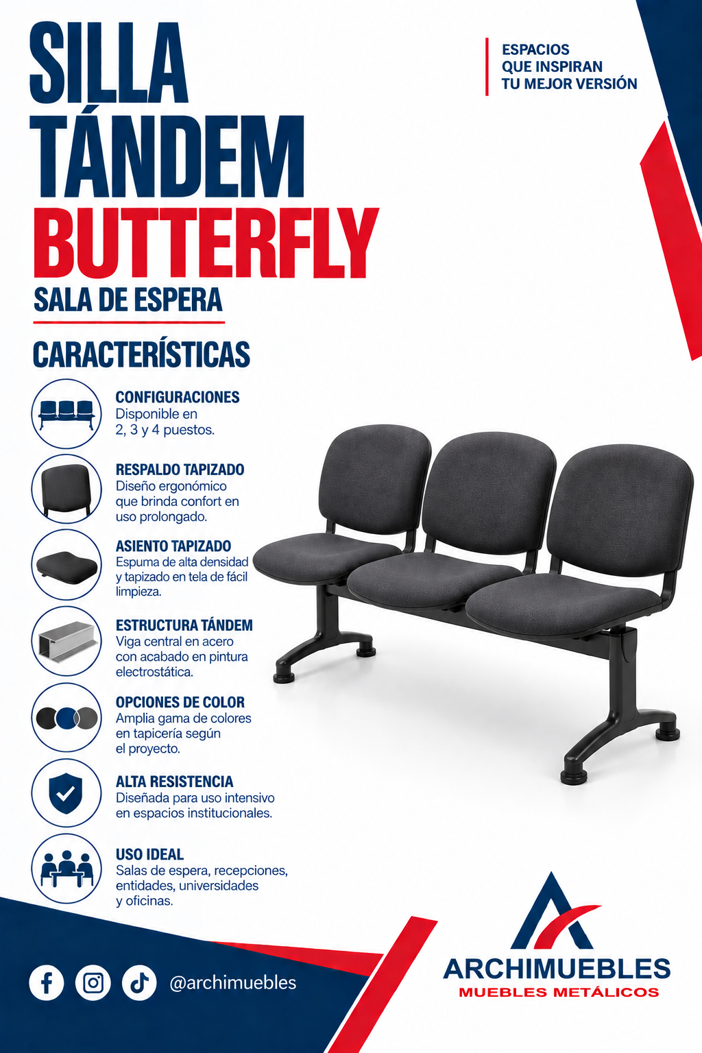 Ficha técnica de Tándem Butterfly Archimuebles